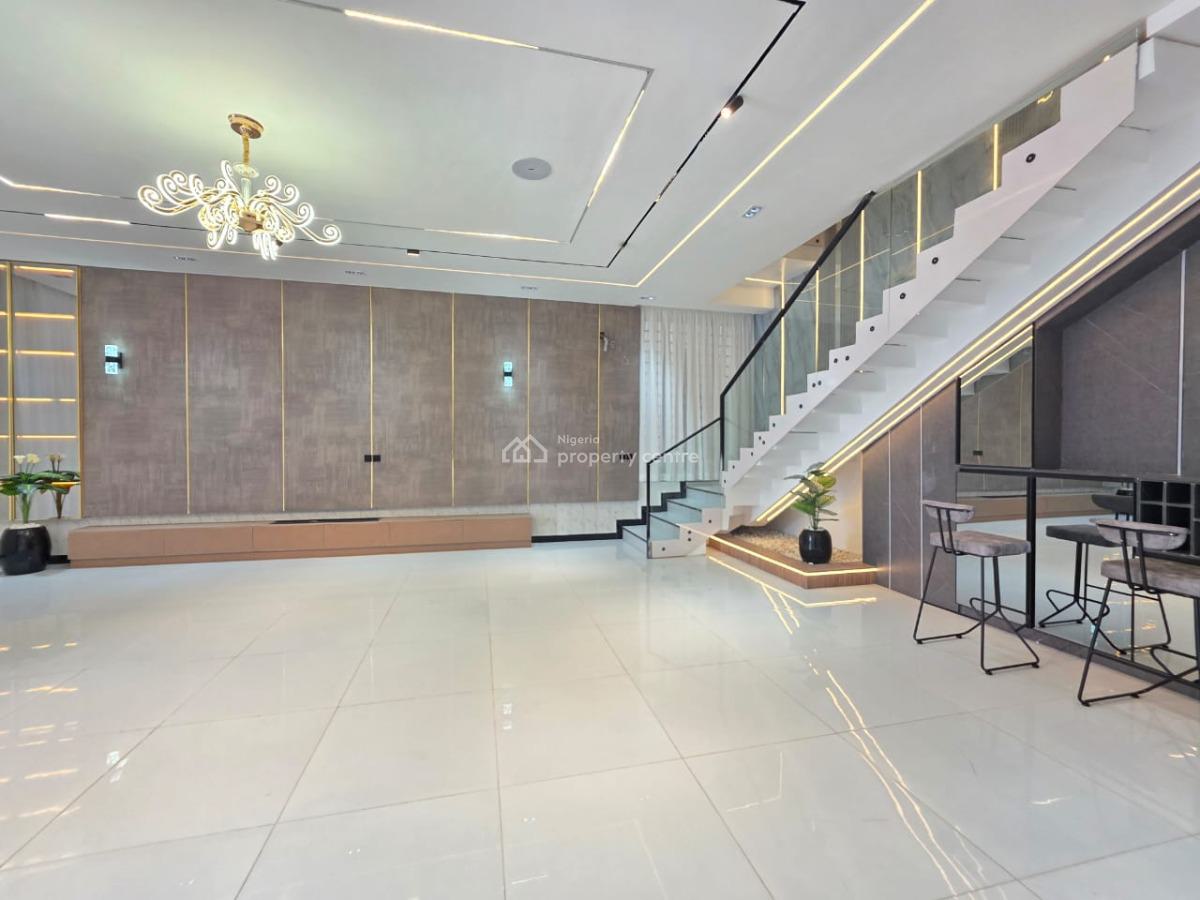 5 Bedrooms Fully Detached Duplex with Swimming Pool, Chevron Tollgate, Lekki, Lagos, Detached Duplex for Sale