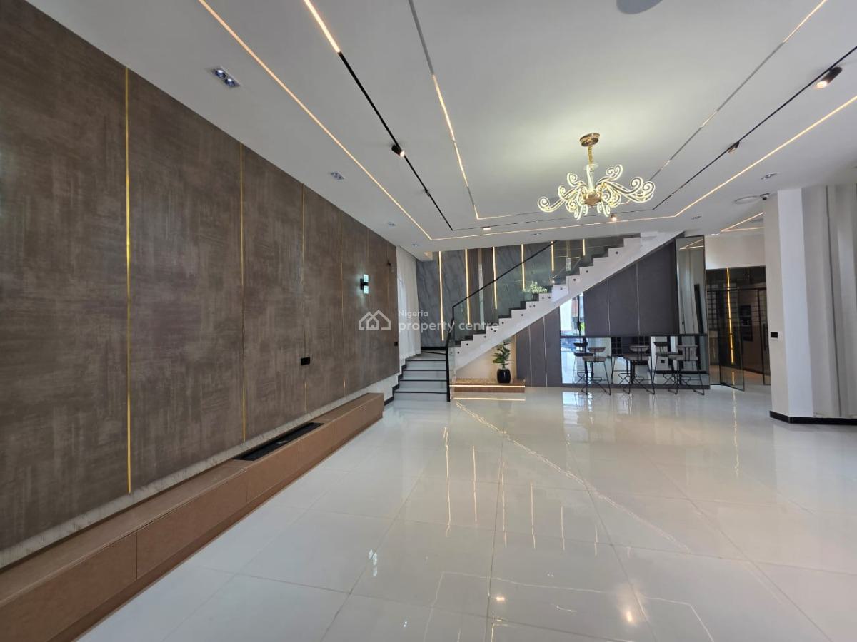 5 Bedrooms Fully Detached Duplex with Swimming Pool, Chevron Tollgate, Lekki, Lagos, Detached Duplex for Sale