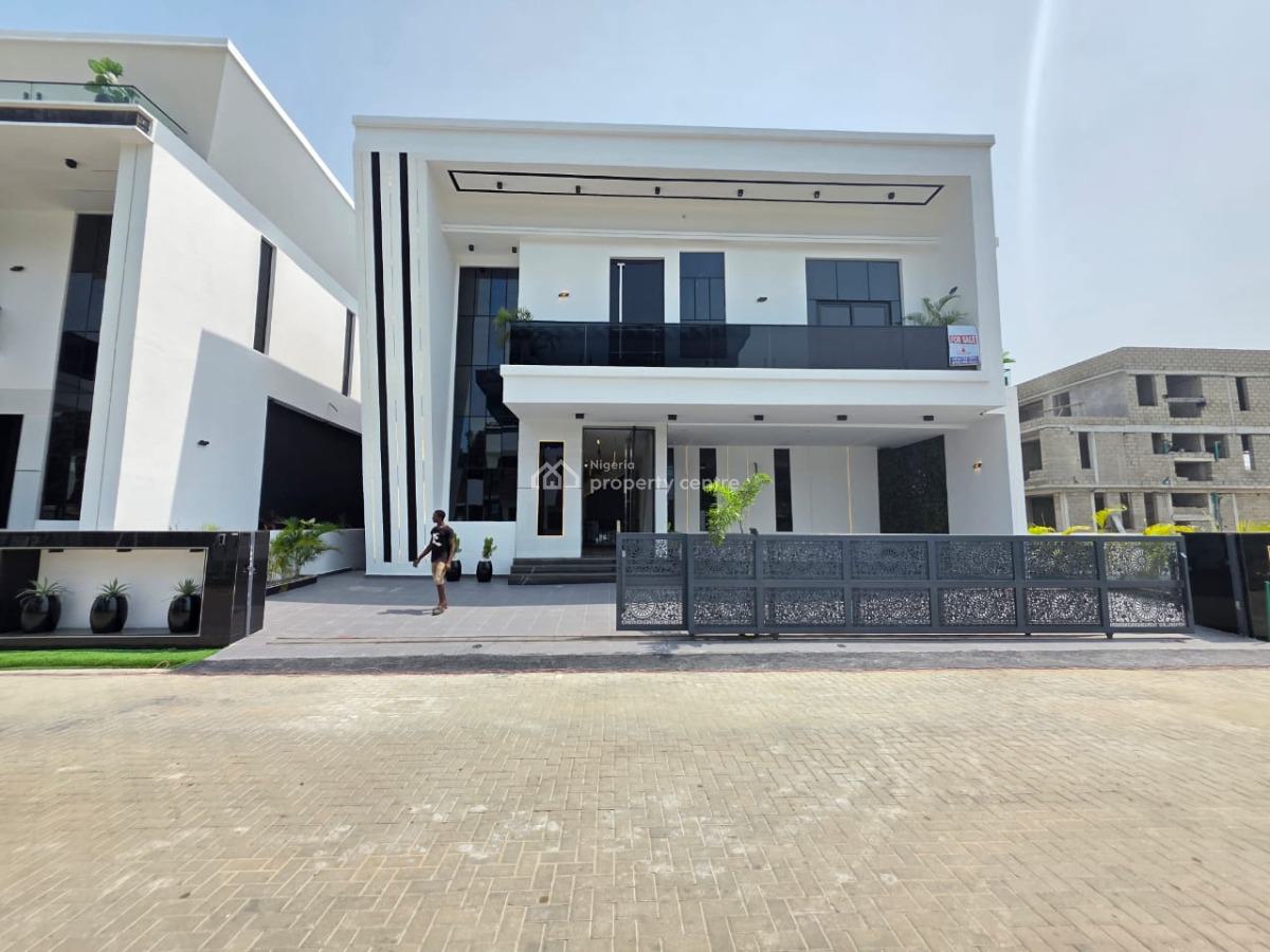 5 Bedrooms Fully Detached Duplex with Swimming Pool, Chevron Tollgate, Lekki, Lagos, Detached Duplex for Sale