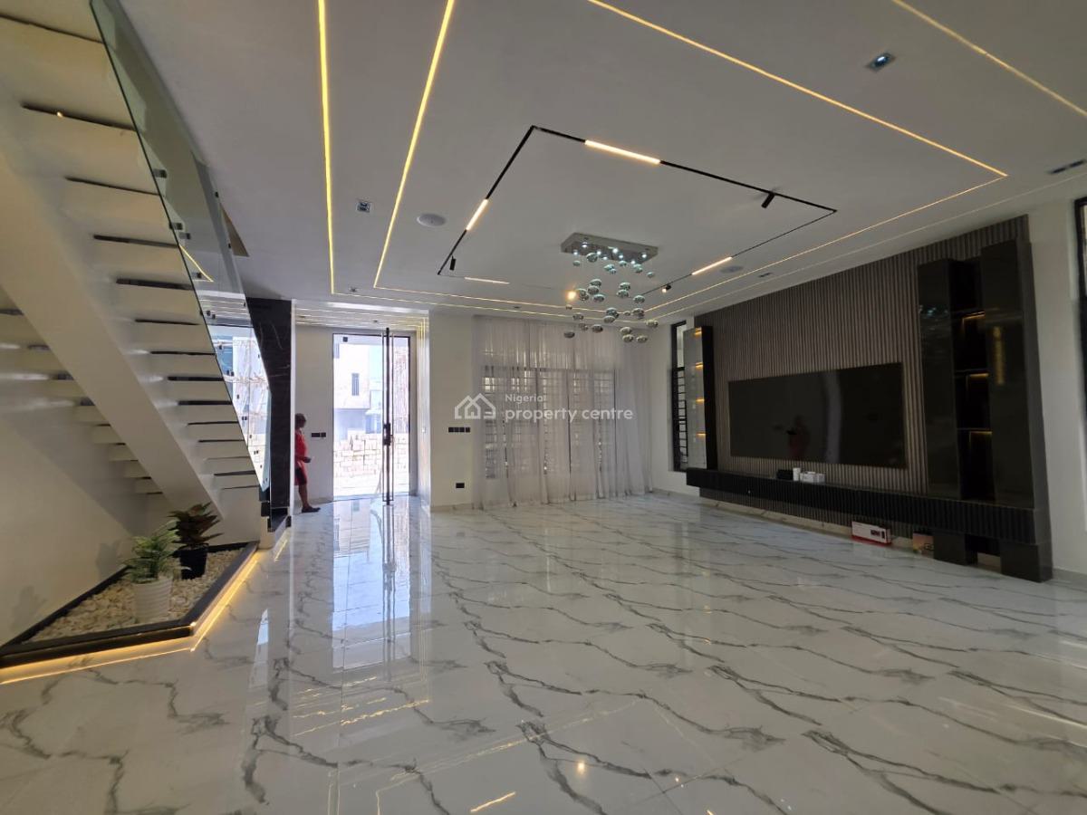 5 Bedroom Fully Detached Duplex with Swimming Pool, Chevron Tollgate, Lekki, Lagos, Detached Duplex for Sale