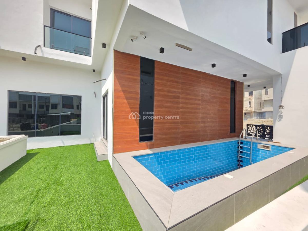 5 Bedroom Fully Detached Duplex with Swimming Pool, Chevron Tollgate, Lekki, Lagos, Detached Duplex for Sale