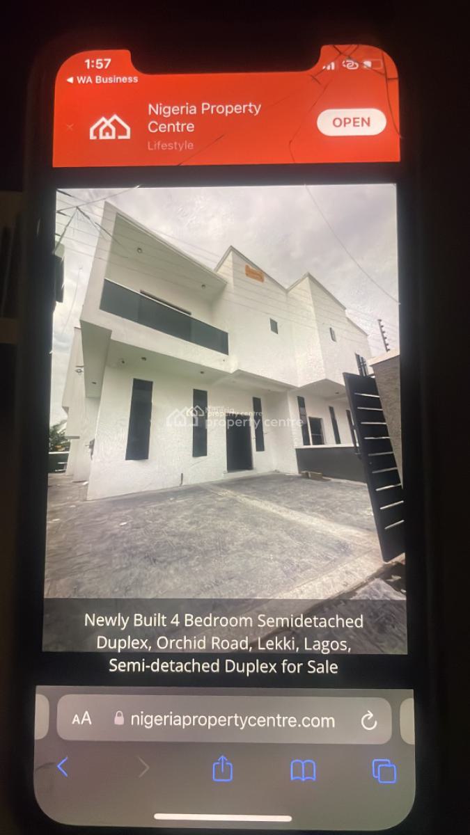 Classy 4 Bedroom Terrace  Duplex with a Bq, Ikate Lekki Lagos, Ikate, Lekki, Lagos, Terraced Duplex for Sale