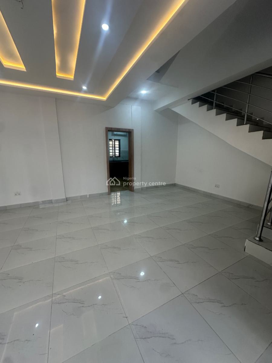 Four Bedroom Terrace with Bq  Swimming Pool, Atlantic View Estate New Road, Igbo Efon, Lekki, Lagos, Flat / Apartment for Rent