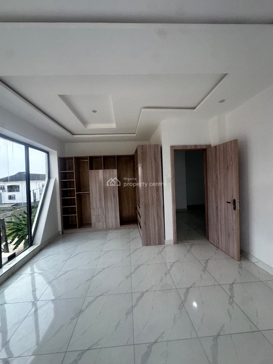 Four Bedroom Terrace with Bq  Swimming Pool, Atlantic View Estate New Road, Igbo Efon, Lekki, Lagos, Flat / Apartment for Rent