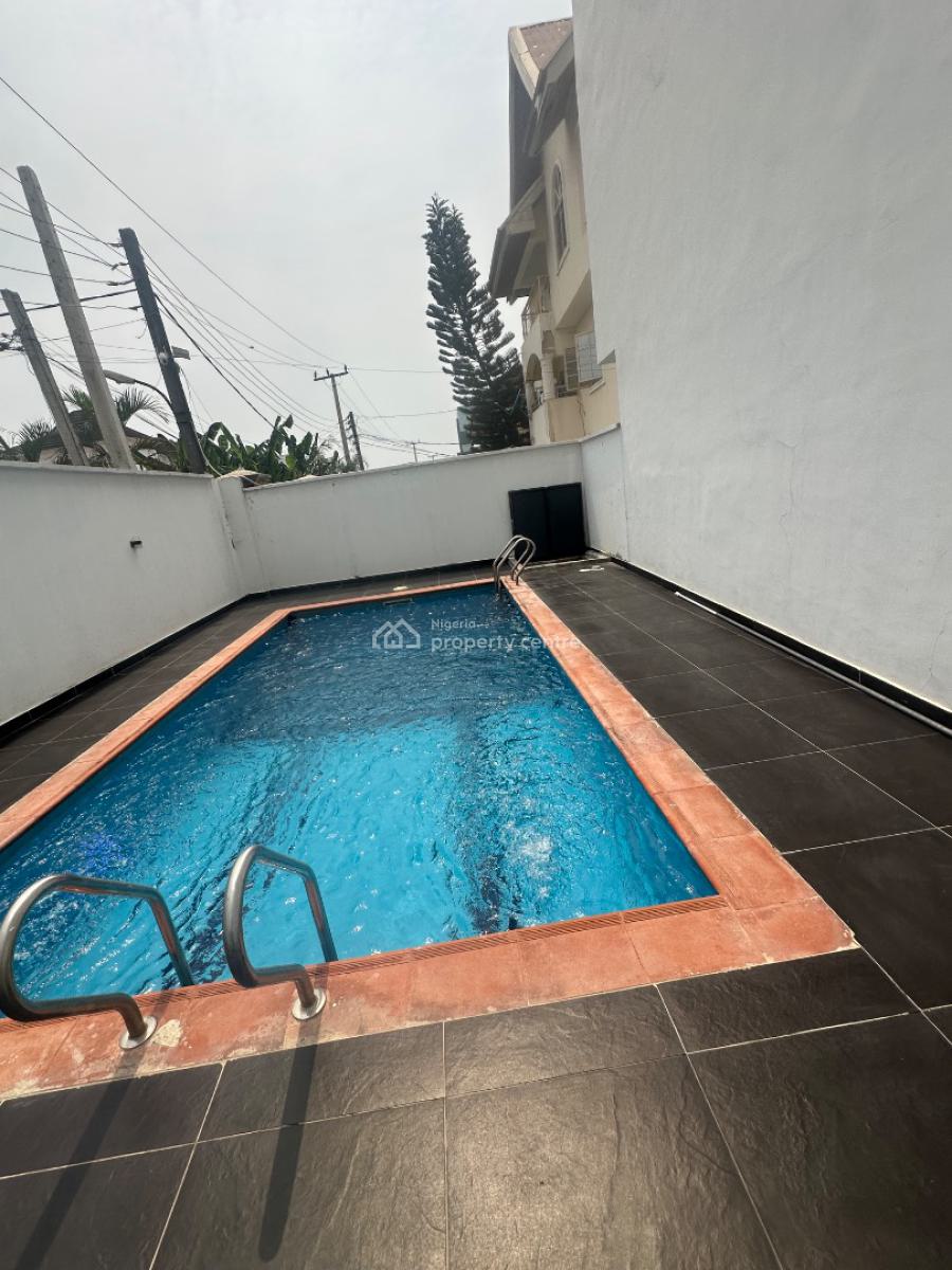 Four Bedroom Terrace with Bq  Swimming Pool, Atlantic View Estate New Road, Igbo Efon, Lekki, Lagos, Flat / Apartment for Rent