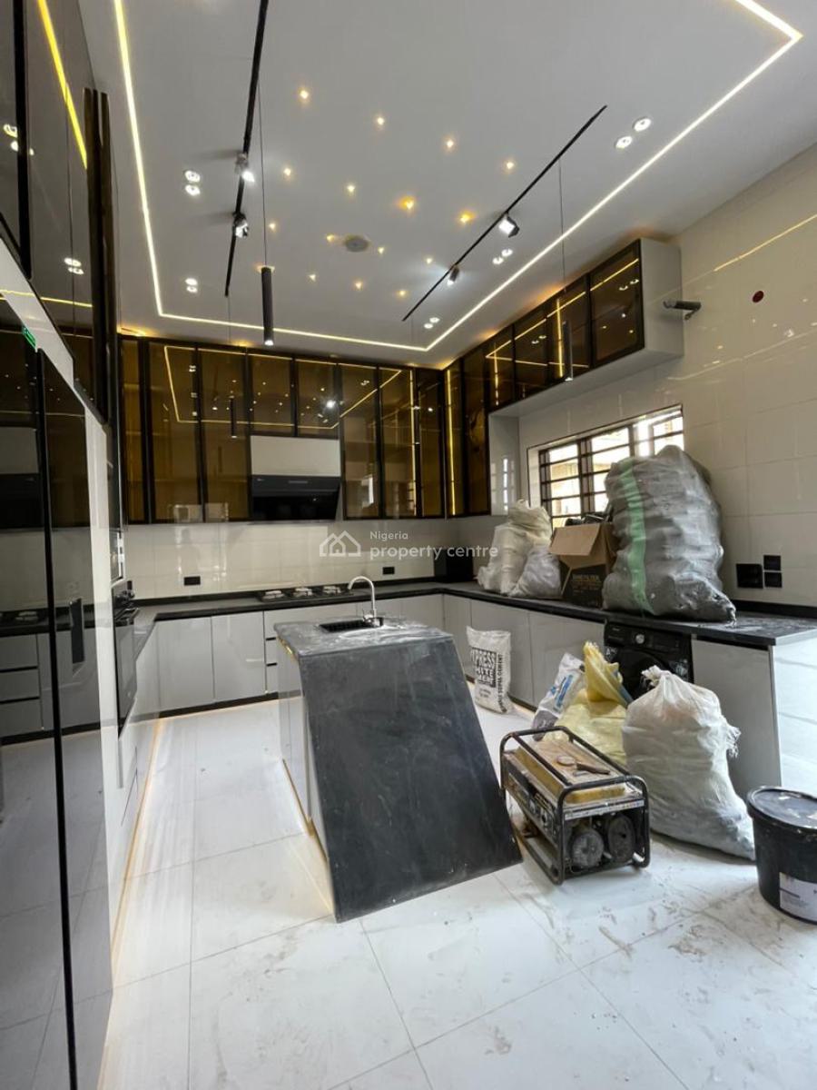 Super Luxury 5 Bedroom Detached Home with Bq & Swimming Pool for Grab, Chevron, Lekki, Lagos, Detached Duplex for Sale