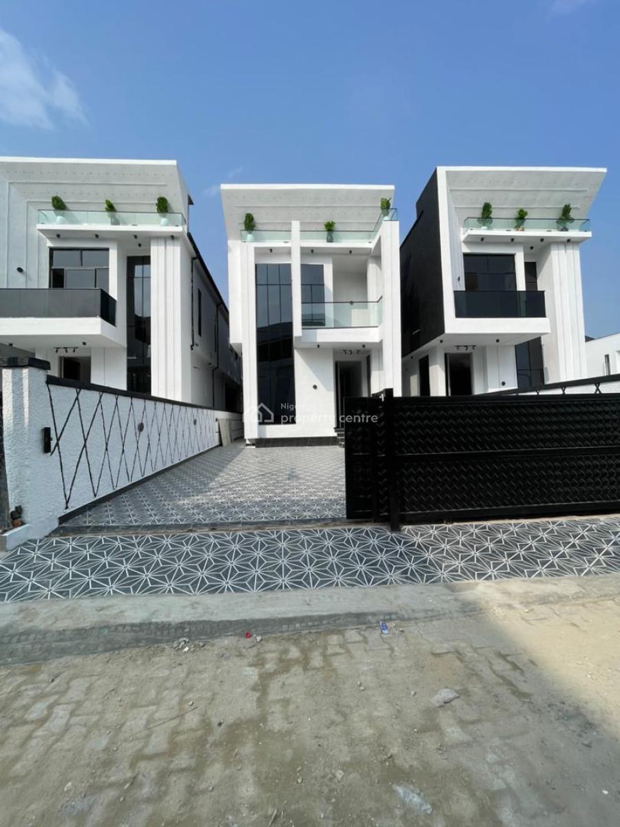 Super Luxury 5 Bedroom Detached Home with Bq & Swimming Pool for Grab, Chevron, Lekki, Lagos, Detached Duplex for Sale