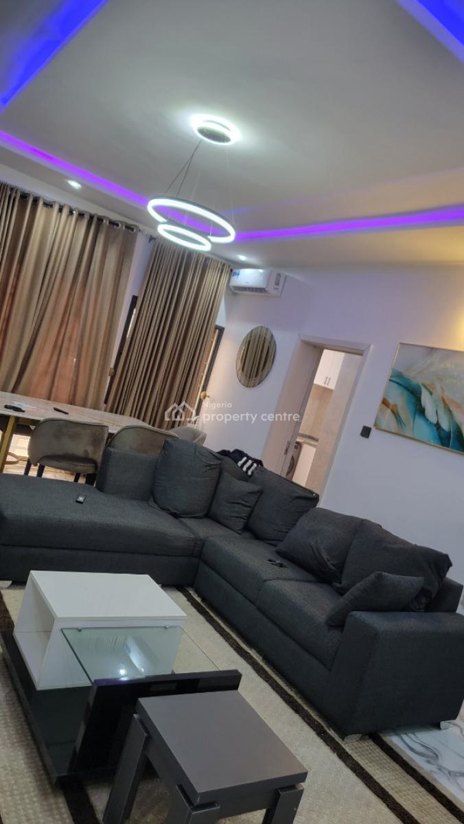 Fully Furnished & Serviced Three Bedroom Apartment, Off River Park Estate, Airport Road, Lugbe District, Abuja, Flat / Apartment for Rent