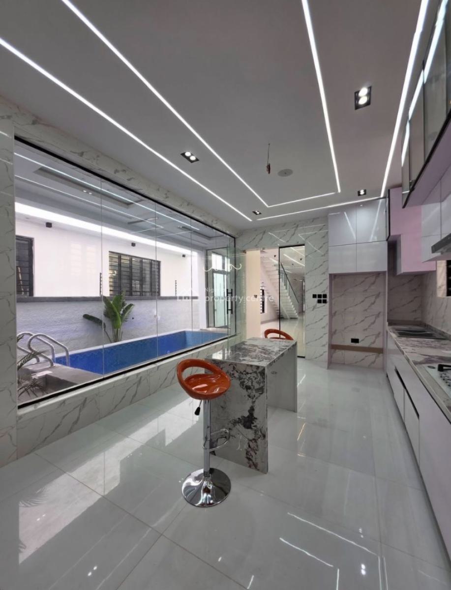 Alluringly Finished Luxury 5 Bedroom Detached Home with Bq & Swimming, Second Toll Gate, Lekki, Lagos, Detached Duplex for Sale