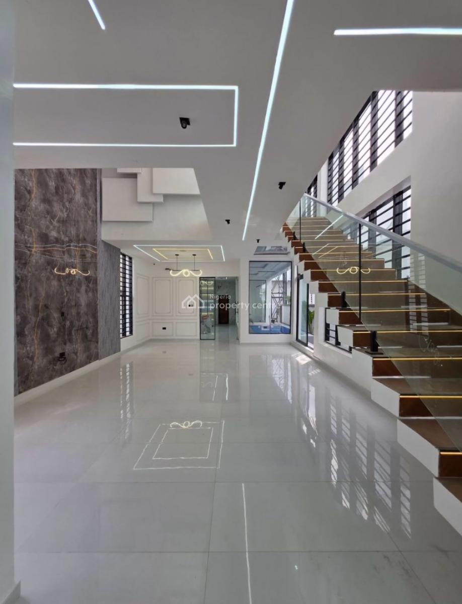 Alluringly Finished Luxury 5 Bedroom Detached Home with Bq & Swimming, Second Toll Gate, Lekki, Lagos, Detached Duplex for Sale