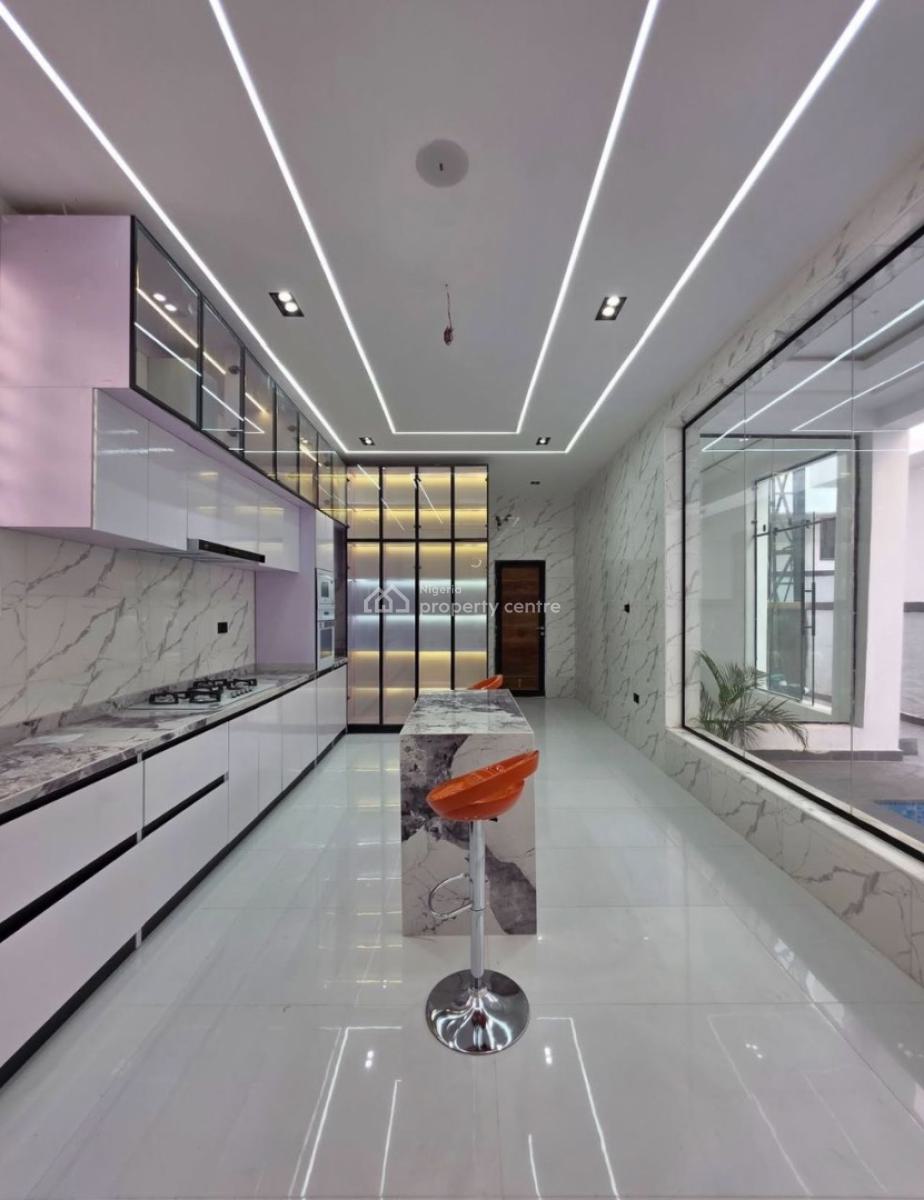 Alluringly Finished Luxury 5 Bedroom Detached Home with Bq & Swimming, Second Toll Gate, Lekki, Lagos, Detached Duplex for Sale