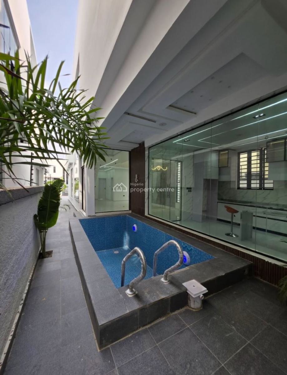 Alluringly Finished Luxury 5 Bedroom Detached Home with Bq & Swimming, Second Toll Gate, Lekki, Lagos, Detached Duplex for Sale