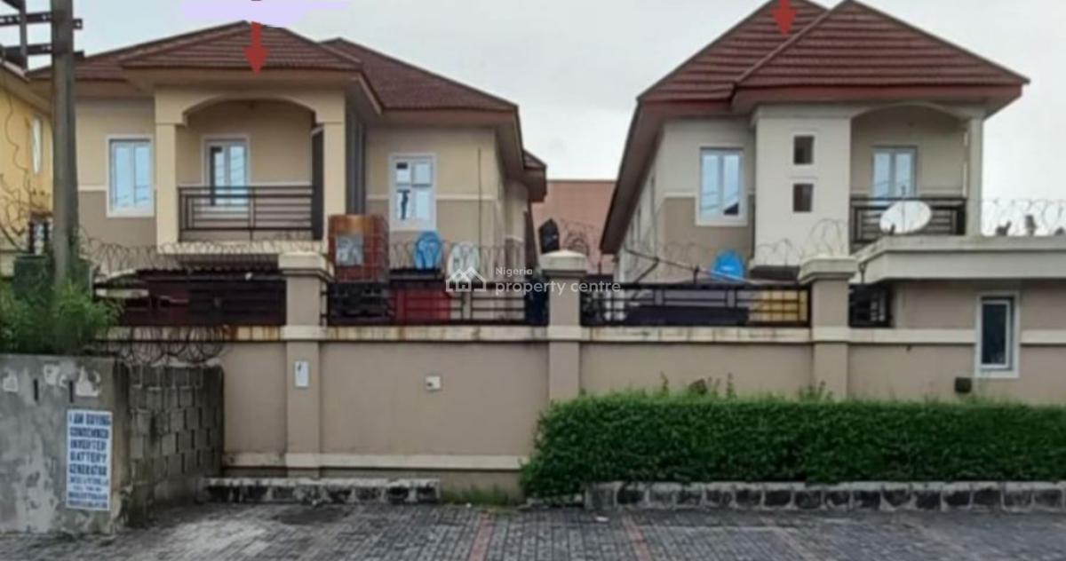 2nos of Detached Vacant Duplexes 6bedroom & 4bedroom on 1165sqm + Bq, Along Goshen Rd Lekki 1 Right Side, Lekki, Lagos, Detached Duplex for Sale