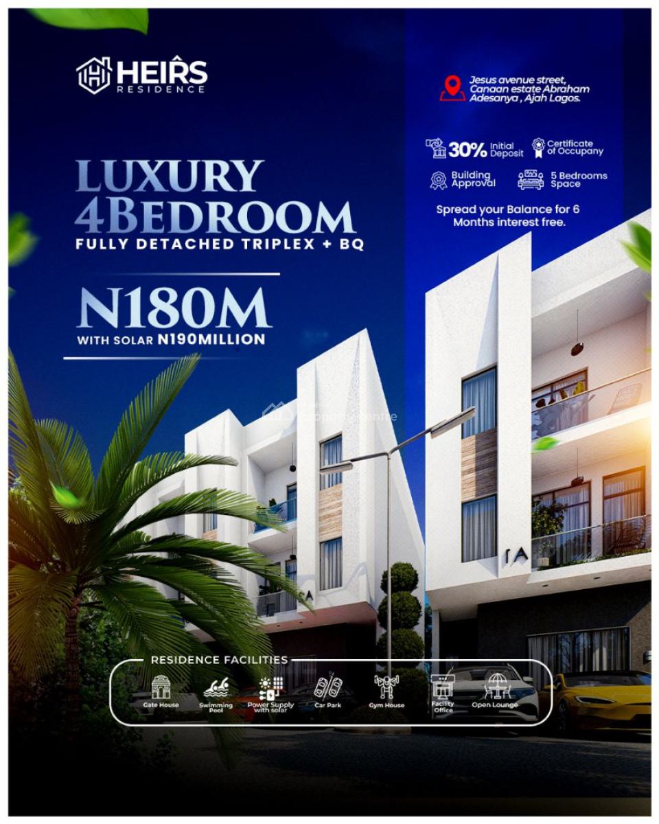 Luxury 1 Bed Apartment in The Heart of Ajah Lagos Nigeria., Im Close Proximity to Sky Mall., Ajah, Lagos, Mini Flat (room and Parlour) for Sale