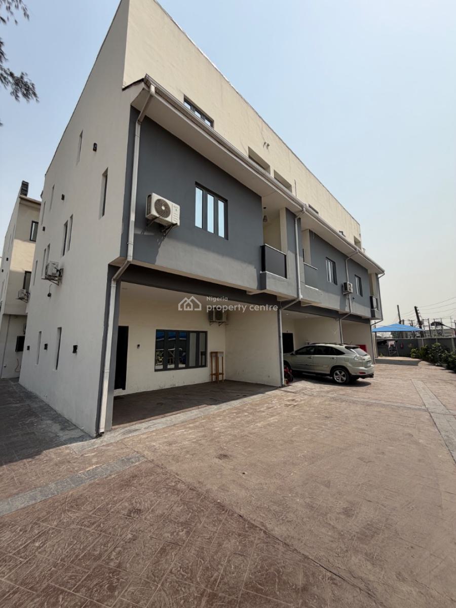 Furnishedly Finished 4 Bedroom Terrace Duplex with a Room Bq, Surulere, Lagos, Terraced Duplex for Sale