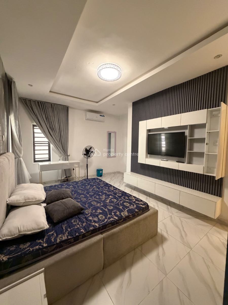 Furnishedly Finished 4 Bedroom Terrace Duplex with a Room Bq, Surulere, Lagos, Terraced Duplex for Sale