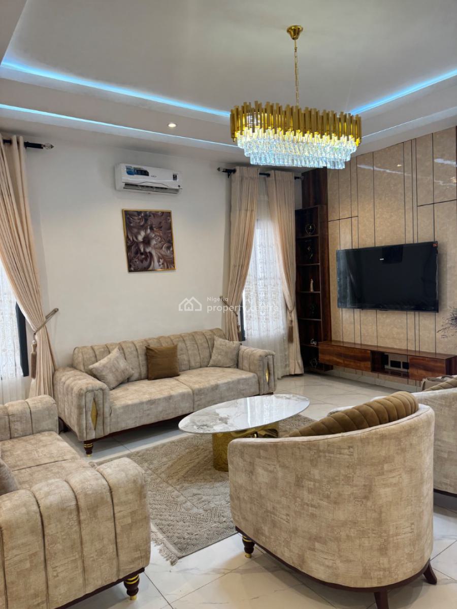 Brand New Tastefully Furnished 4 Bedroom Penthouse Ikeja, Awuse Estate, Opebi, Ikeja, Lagos, Flat / Apartment Short Let