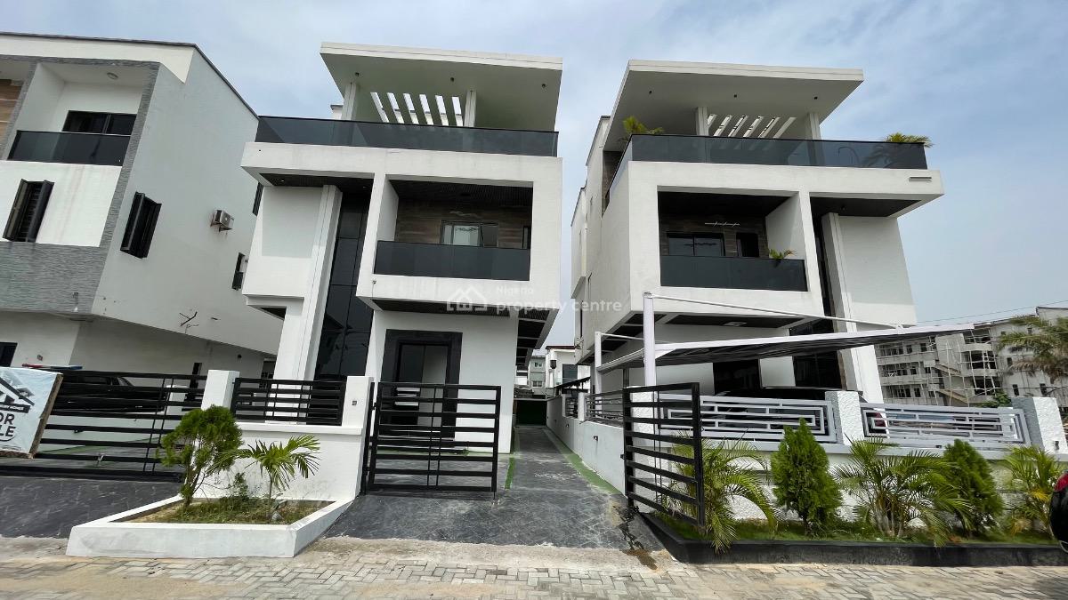 Classically Finished 4 Bedroom Fully Detached House, Chevron, Lekki, Lagos, Detached Duplex for Sale