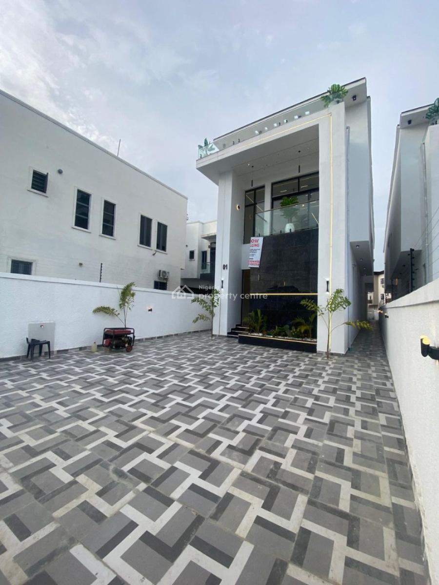 5 Bedroom Fully Detached Duplex with  Bq and Swimming Pool, Orchid Road, Lekki, Lagos, Detached Duplex for Sale