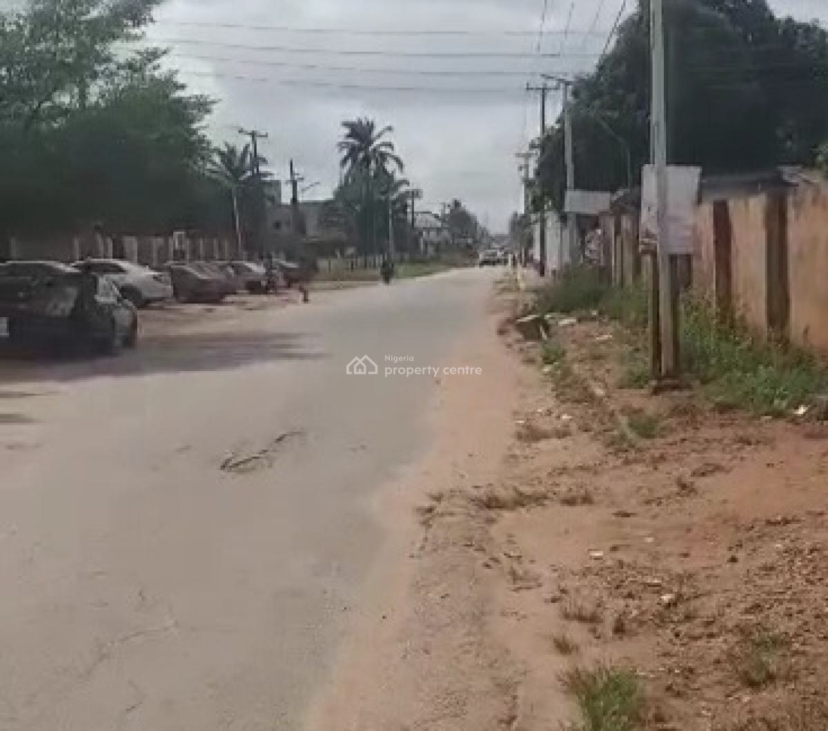 105ft By 210ft Land, Title: C of O, Along Gapiona Road, Off Airport Road, Gra, Benin, Oredo, Edo, Terraced Duplex for Sale