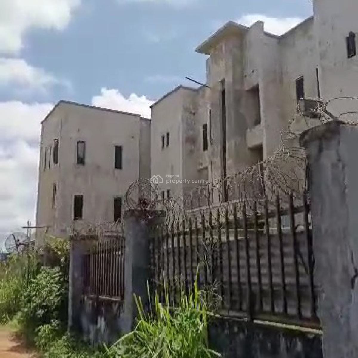 Uncompleted 16 Flats of 3 Bedrooms Each on 100ft By 200ft Land, Gapiona Road, Off Airport Road, Gra, Benin, Oredo, Edo, Block of Flats for Sale