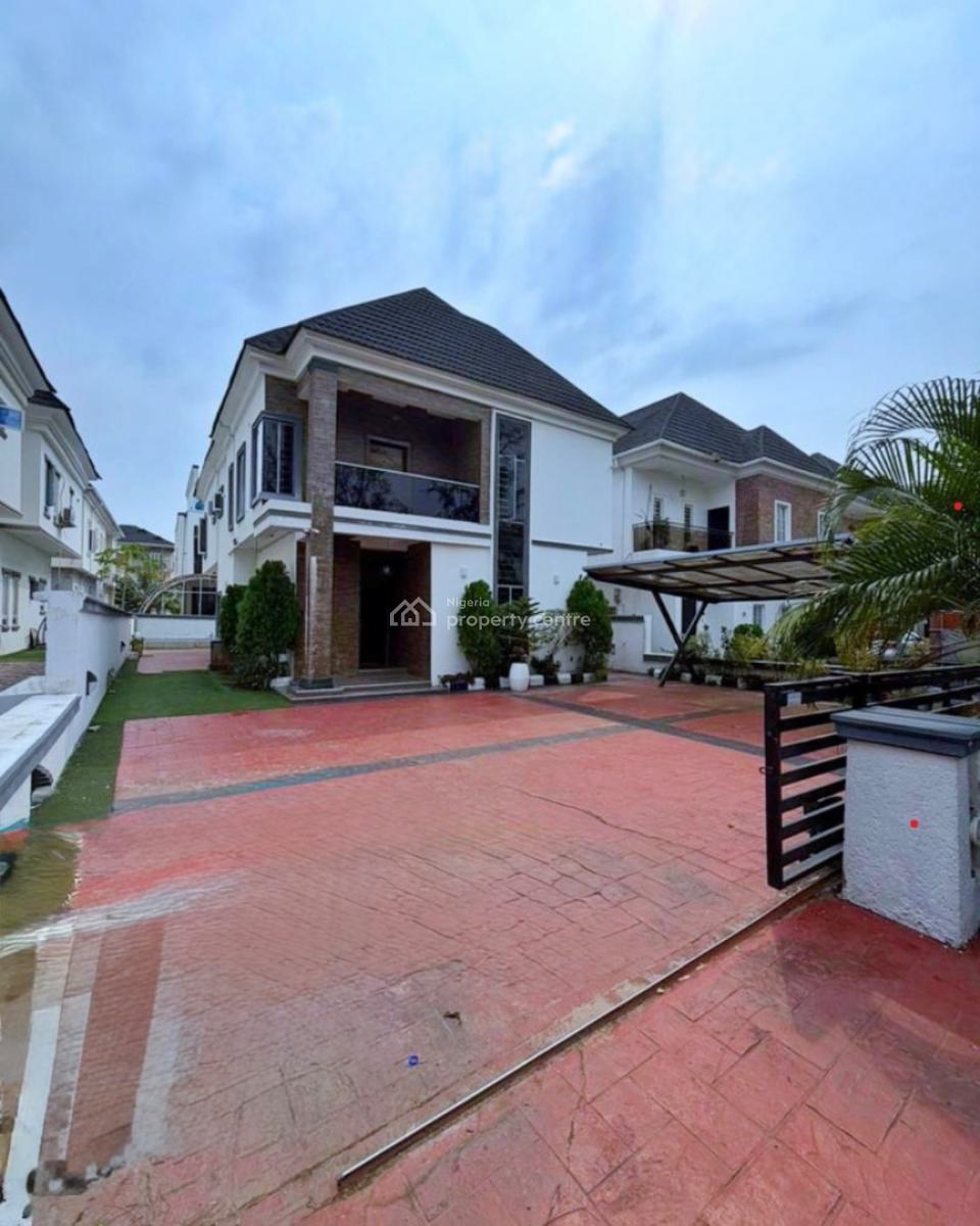 5 Bedroom Fully Detached Duplex with Bq & Pool, Lekki County Homes, Ikota, Lekki, Lagos, Detached Duplex for Rent