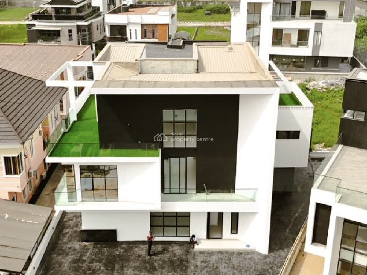 Luxury 5 Bedroom Fully Detached House with a Bq, Chevron, Lekki, Lagos, Detached Duplex for Sale