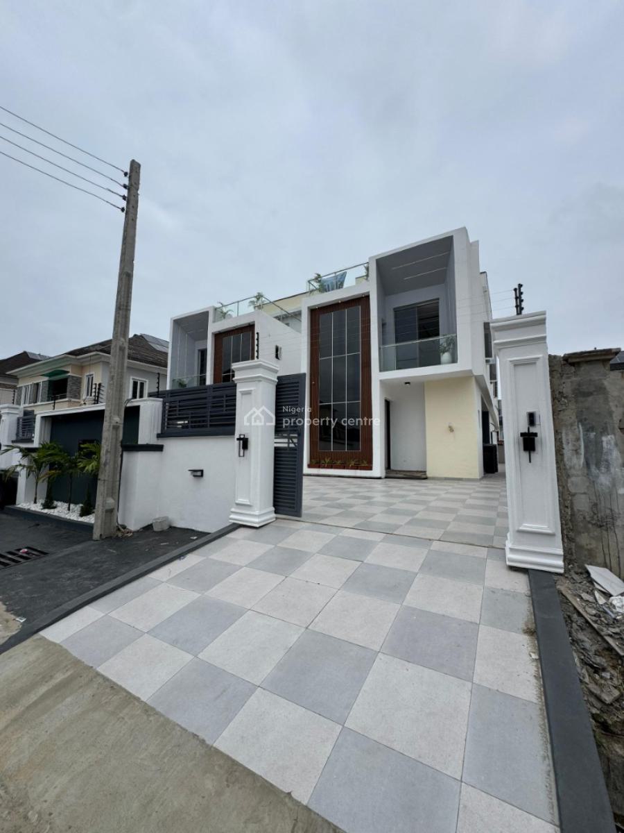 5 Bedroom Detached Duplex with a Pool, Rooftop Terrace,gym, Cinema, Chevron Estate, Lekki, Lekki Phase 2, Lekki, Lagos, Detached Duplex for Sale