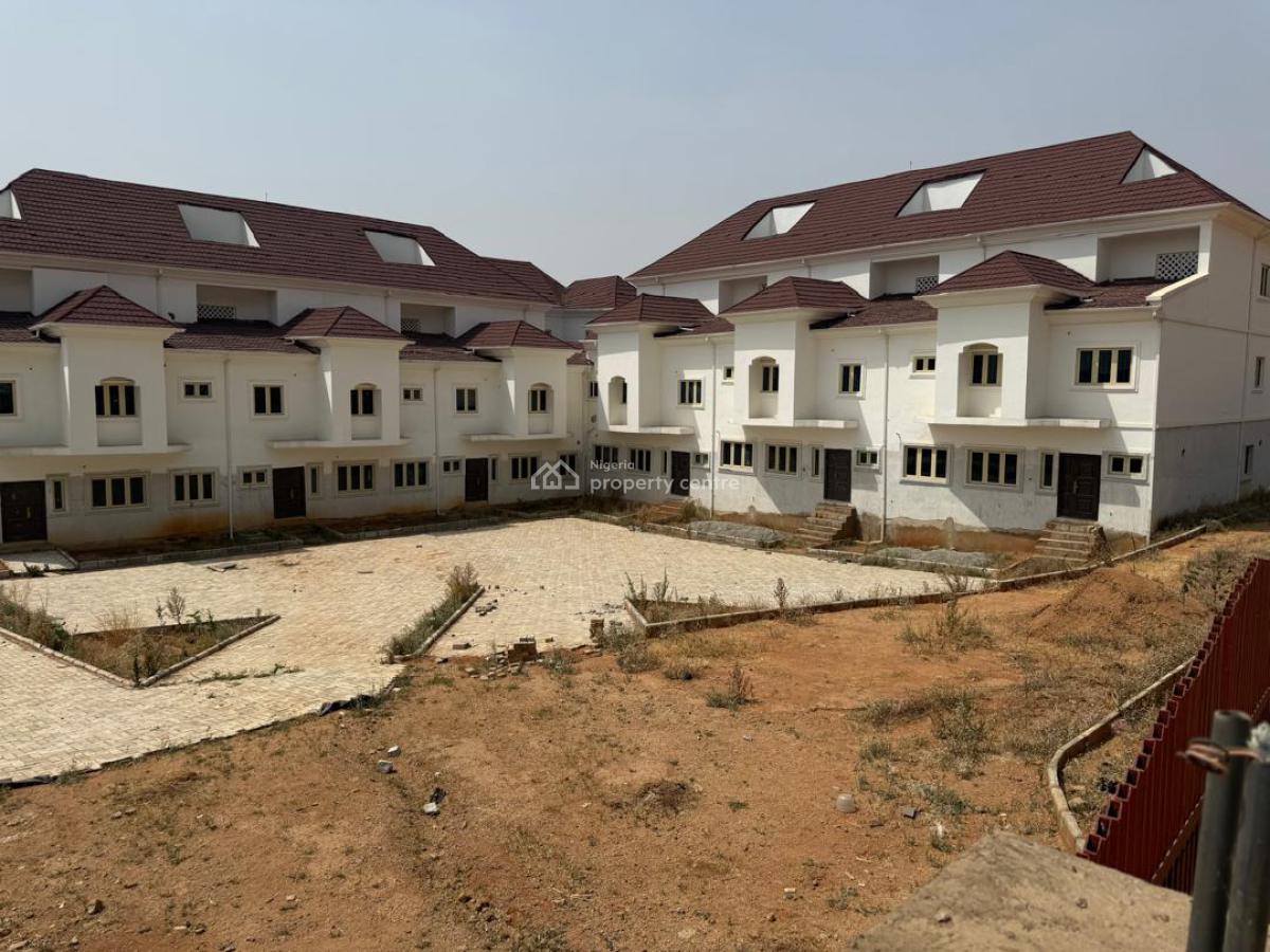 7 Units of Spacious 4-bedroom Terrace Duplexes (advanced Carcass), Katampe Extension, Katampe, Abuja, Terraced Duplex for Sale