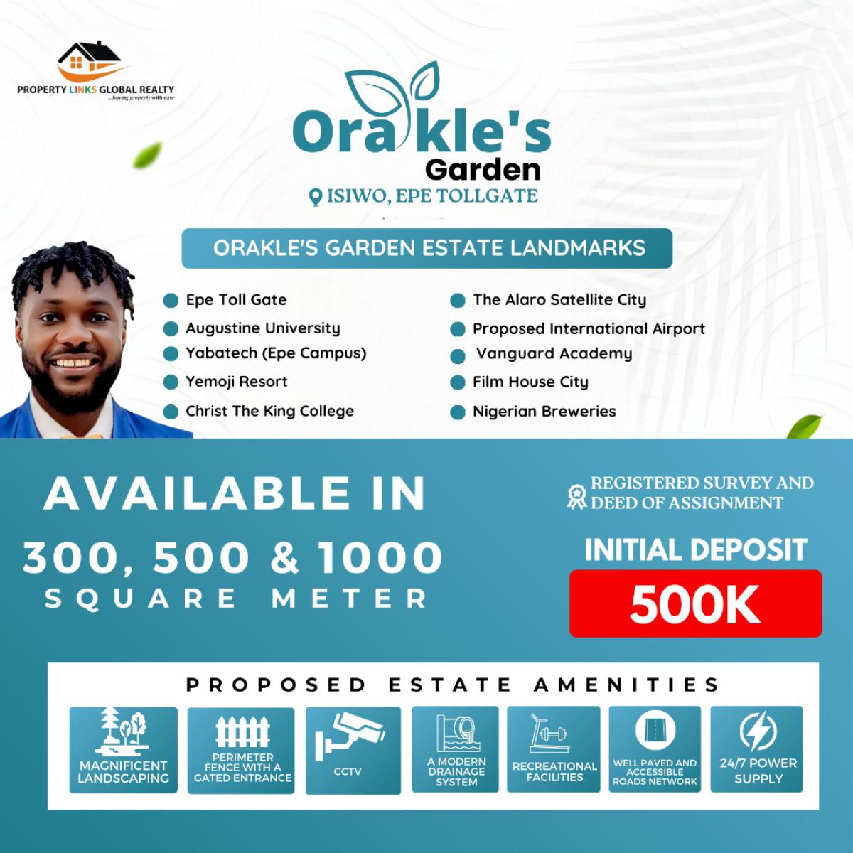 Freehold Land with Registered Survey, Orakles Garden, Isiwo, , Epe / Ijebu - Ode Expressway, Epe, Lagos, Mixed-use Land for Sale