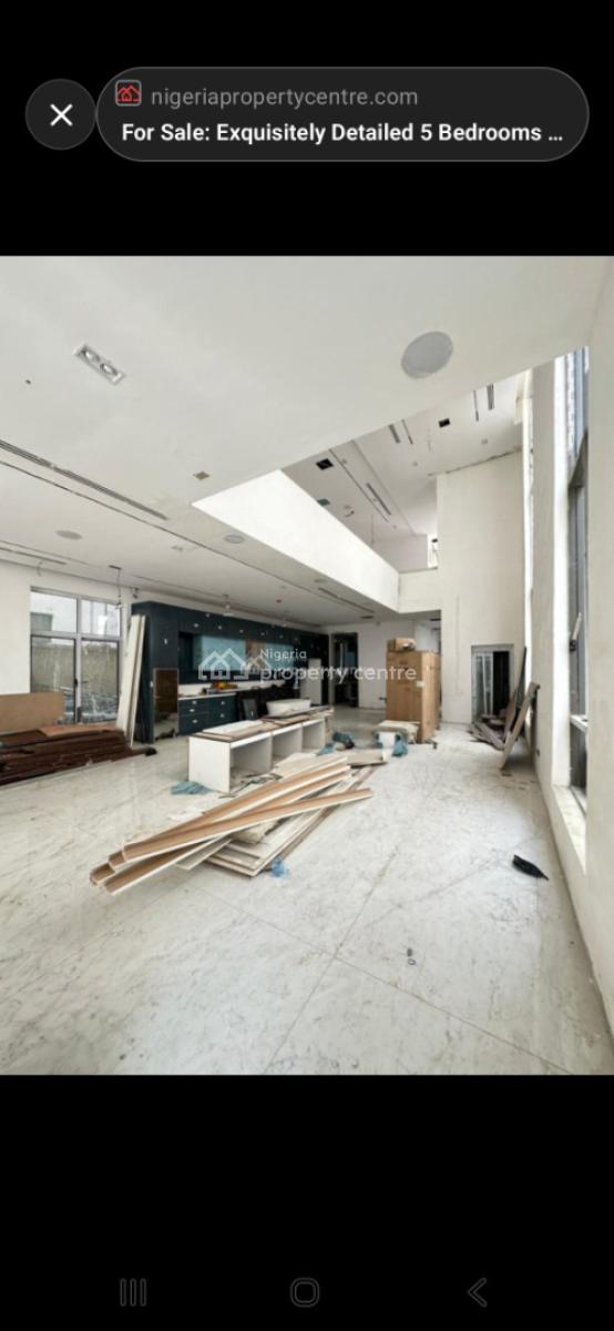 Exclusively Built 5 Bedroom Masterpiece, Banana Island, Ikoyi, Lagos, Detached Duplex for Sale