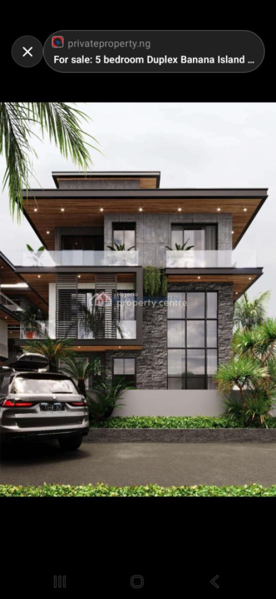 Exclusively Built 5 Bedroom Masterpiece, Banana Island, Ikoyi, Lagos, Detached Duplex for Sale