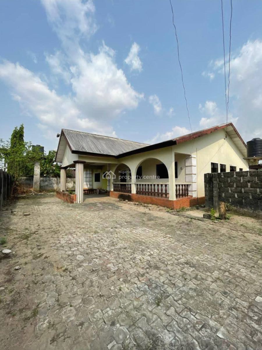 4 Bedroom Bungalow Home with Bq, Rumuodomaya, Port Harcourt, Rivers, Detached Bungalow for Sale
