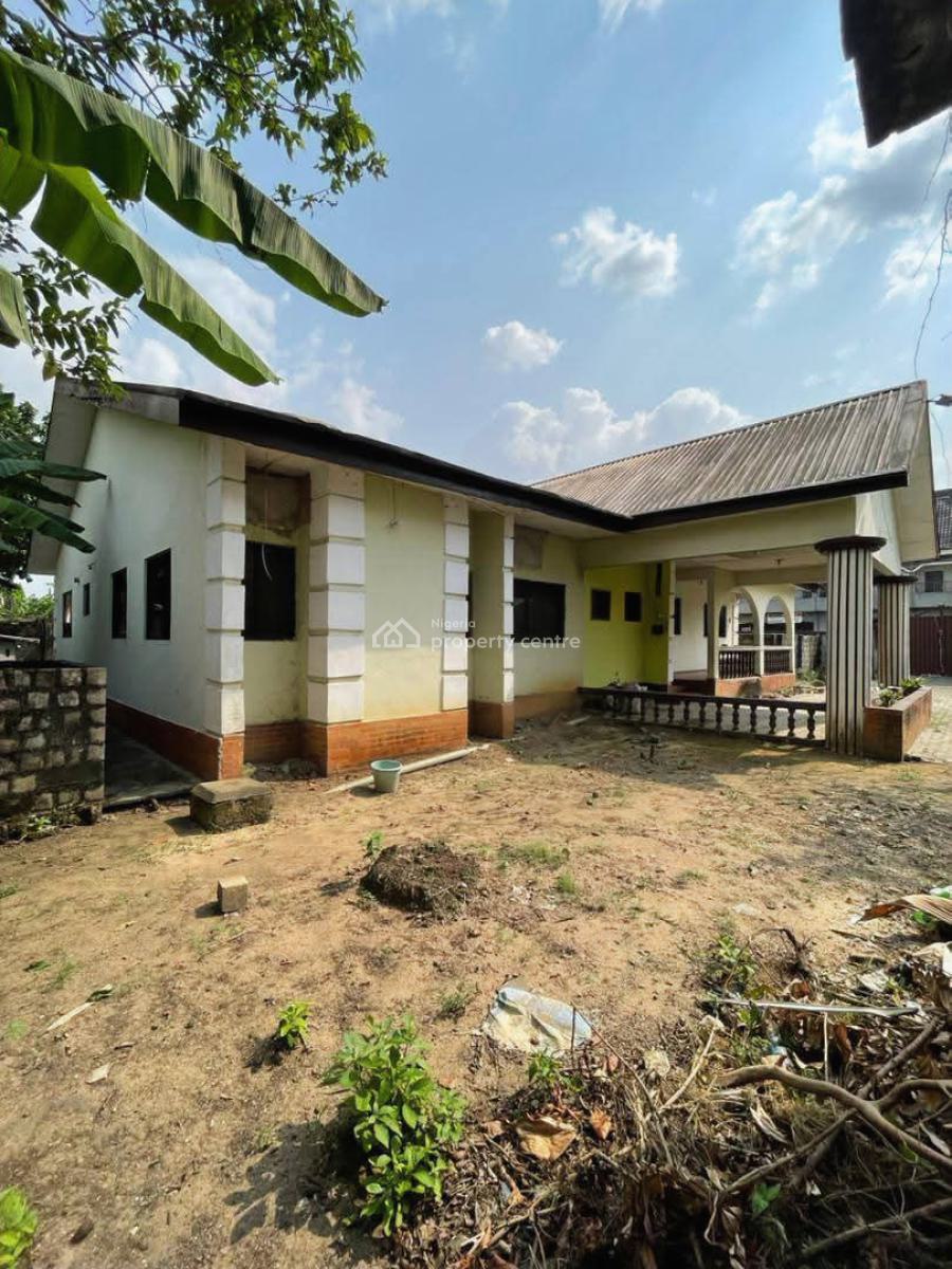 4 Bedroom Bungalow Home with Bq, Rumuodomaya, Port Harcourt, Rivers, Detached Bungalow for Sale