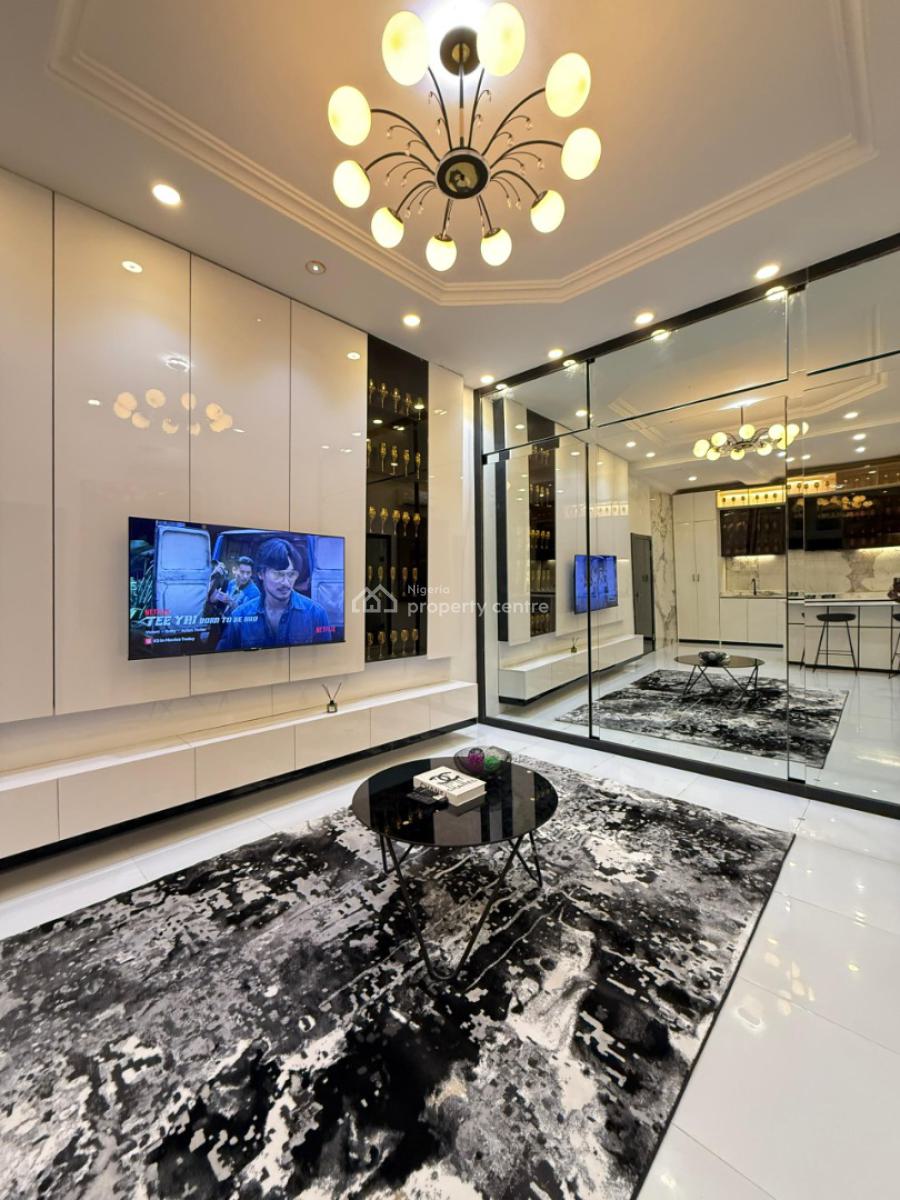 Luxuriously Finished One Bedroom Apartment with Bathtub, Chevron Drive, Lekki, Lagos, Flat / Apartment Short Let