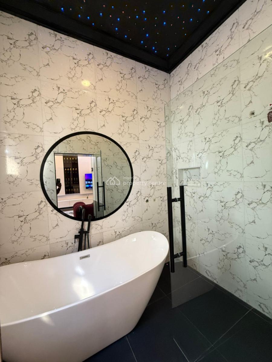 Luxuriously Finished One Bedroom Apartment with Bathtub, Chevron Drive, Lekki, Lagos, Flat / Apartment Short Let