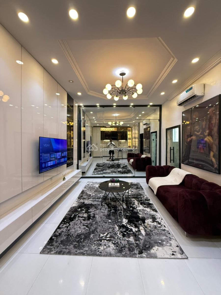 Luxuriously Finished One Bedroom Apartment with Bathtub, Chevron Drive, Lekki, Lagos, Flat / Apartment Short Let