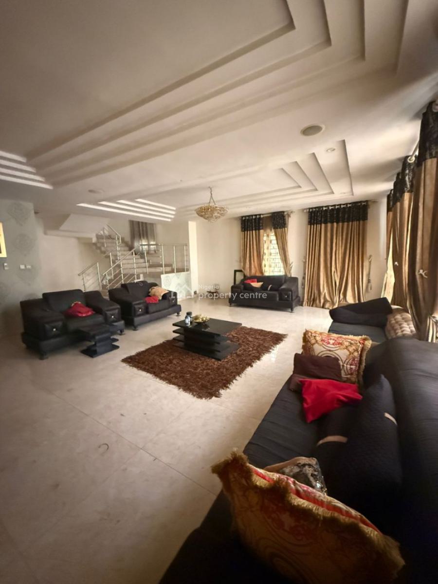 Luxurious 6-bedroom Detached Duplex with Bq Self Compound, Chevron Drive, Lekki, Lagos, Detached Duplex for Rent