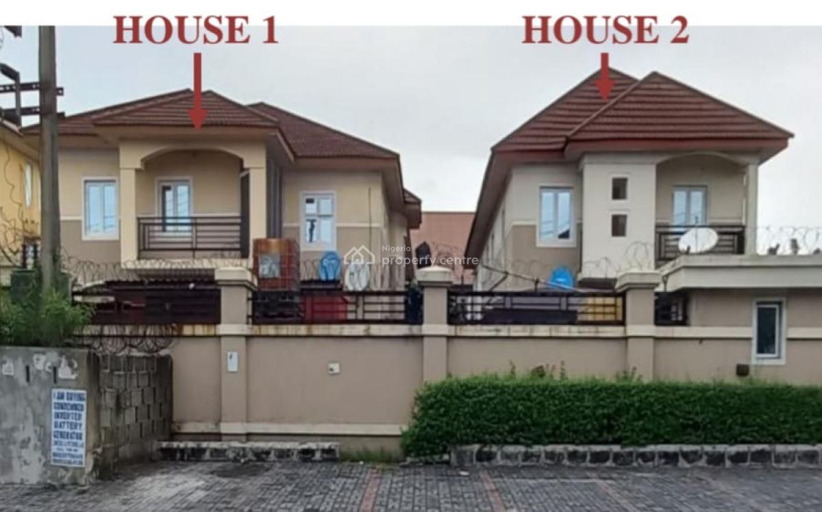 2no. Detached Houses of 6 Bedrooms (vacant) and 4 Bedrooms on 1,165 Sq, Lekki Phr 1, Lekki, Lagos, Detached Duplex for Sale