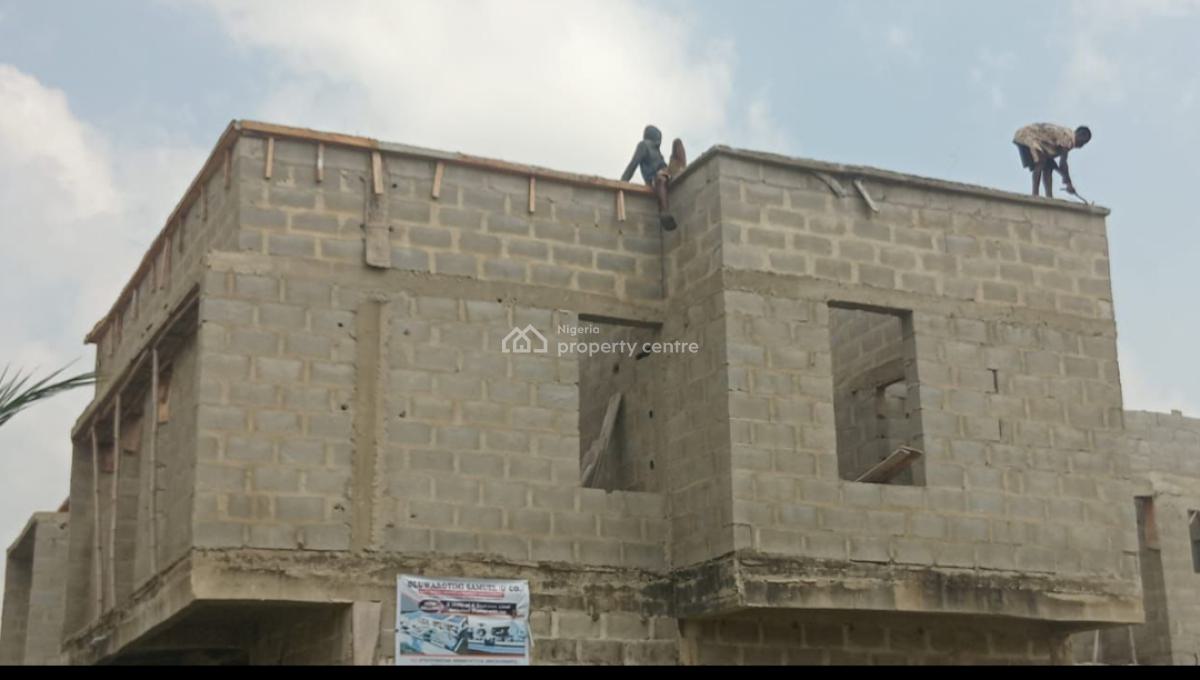 Newly 5 Units 4 Bedroom Semi Detach Duplex+ Bq (buy & Complete It), @ Opic Isheri-oke, Off Lagos Ibadan Expressway Via Ojodu Berger, Opic, Isheri North, Lagos, Semi-detached Duplex for Sale