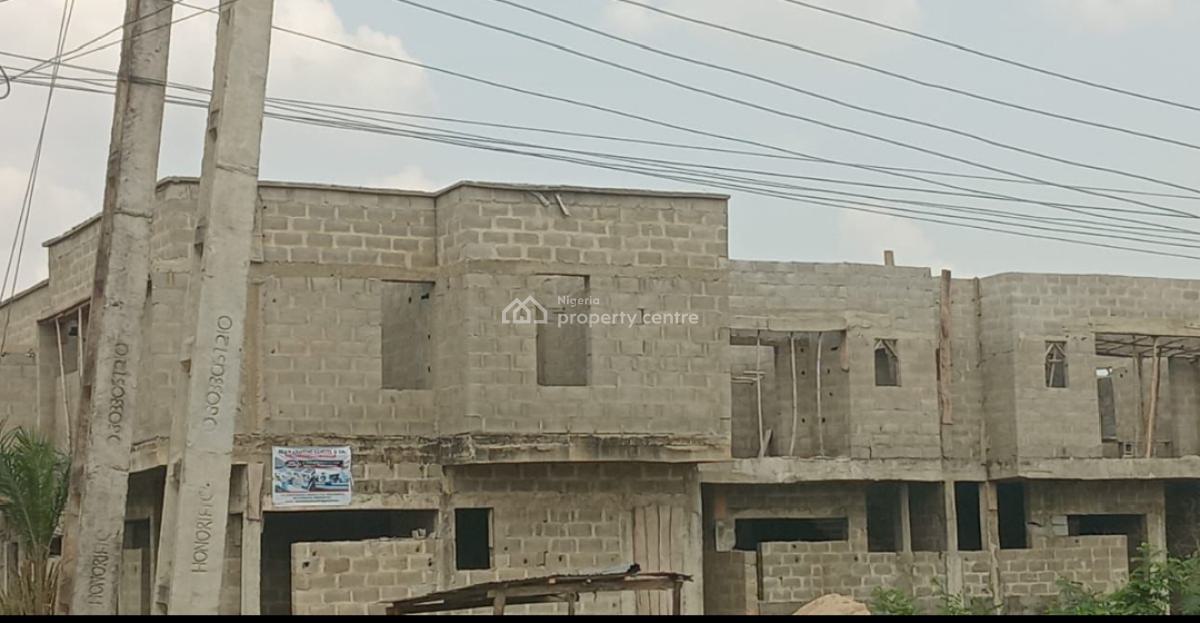 Newly 5 Units 4 Bedroom Semi Detach Duplex+ Bq (buy & Complete It), @ Opic Isheri-oke, Off Lagos Ibadan Expressway Via Ojodu Berger, Opic, Isheri North, Lagos, Semi-detached Duplex for Sale