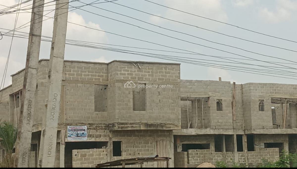 Newly 5 Units 4 Bedroom Semi Detach Duplex+ Bq (buy & Complete It), @ Opic Isheri-oke, Off Lagos Ibadan Expressway Via Ojodu Berger, Opic, Isheri North, Lagos, Semi-detached Duplex for Sale