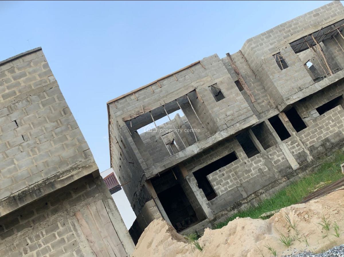 Newly 5 Units 4 Bedroom Semi Detach Duplex+ Bq (buy & Complete It), @ Opic Isheri-oke, Off Lagos Ibadan Expressway Via Ojodu Berger, Opic, Isheri North, Lagos, Semi-detached Duplex for Sale