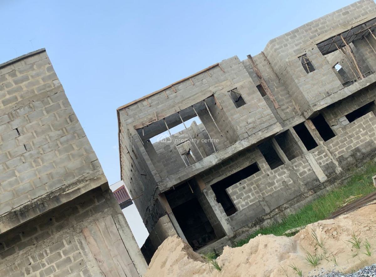 Newly 5 Units 4 Bedroom Semi Detach Duplex+ Bq (buy & Complete It), @ Opic Isheri-oke, Off Lagos Ibadan Expressway Via Ojodu Berger, Opic, Isheri North, Lagos, Semi-detached Duplex for Sale