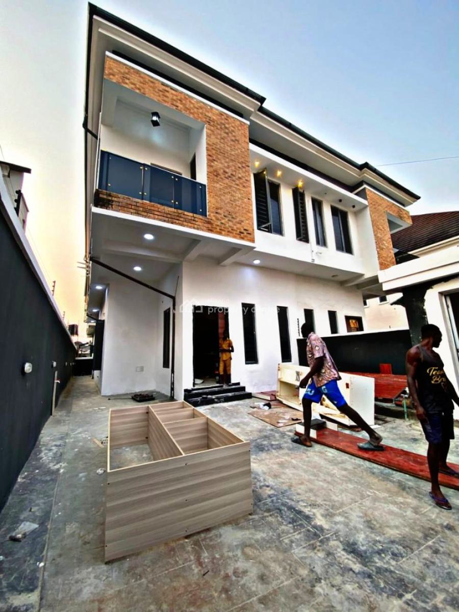 Spacious 4-bedroom Semi-detached Duplex + Bq, - Ikota, Lekki Lagos, Ikota Via Megachiken, Lekki, Lagos, Semi-detached Duplex for Rent