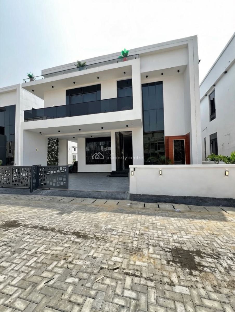 Stunning 5 Bedroom Detached Duplex with Pool, Cinema and Bq, Chevron, Lekki, Lagos, Detached Duplex for Sale