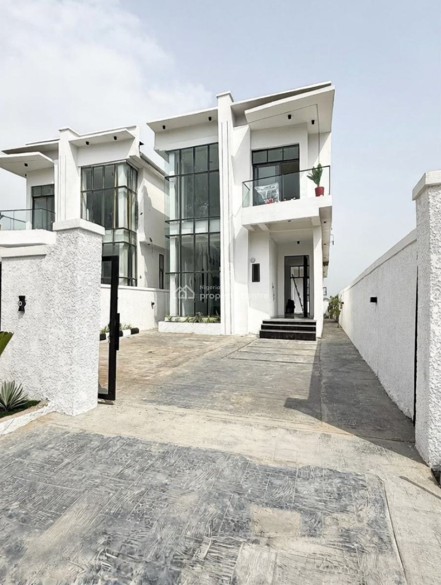 Newly Built 5 Bedroom Detached Duplex with Swimming Pool and Bq, Chevron, Lekki, Lagos, Detached Duplex for Sale