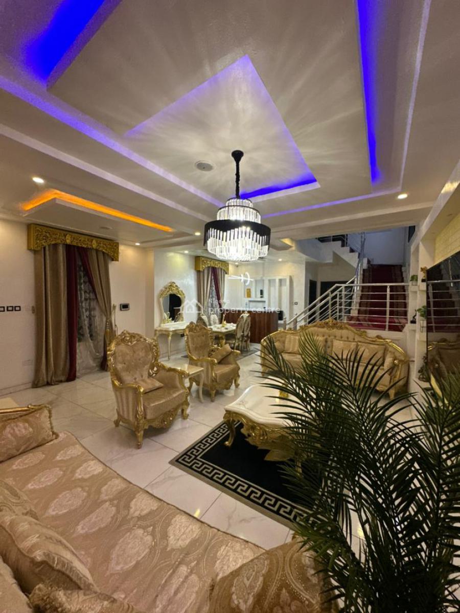 Fully Furnished 5-bedroom Duplex, Ikota, Lekki, Lagos, Detached Duplex for Rent