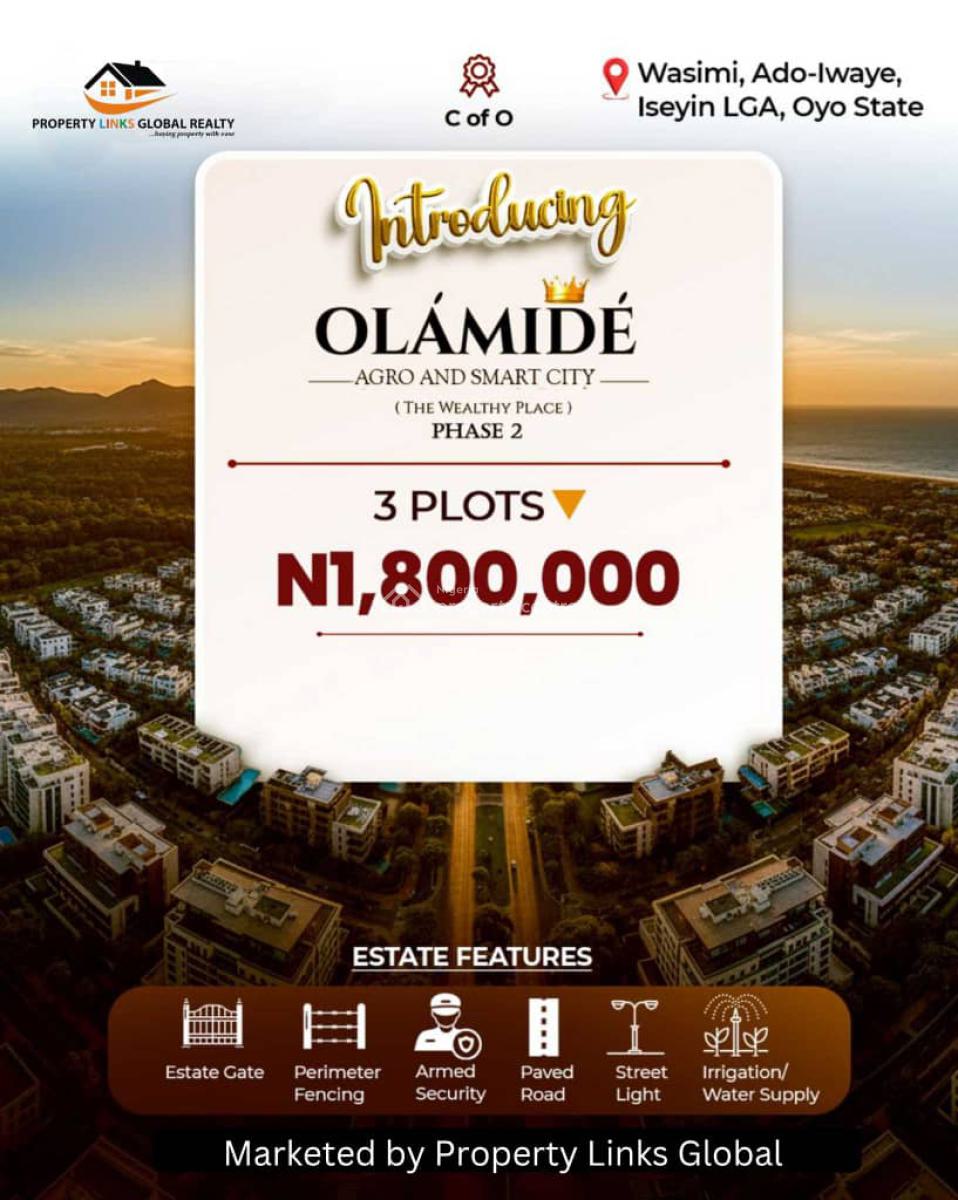 Farm Land, Iseyin, Oyo, Industrial Land for Sale