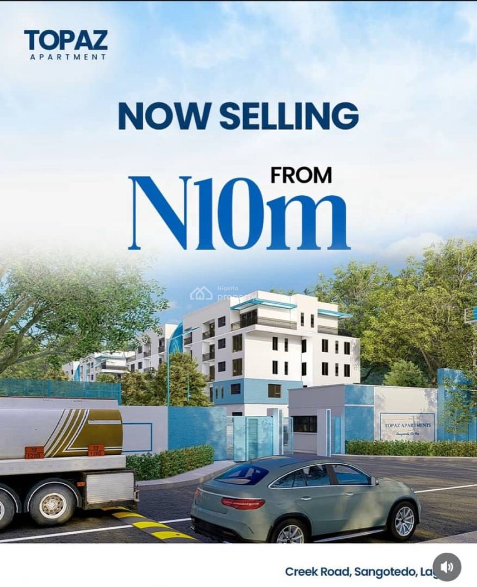 Luxurious 2 Bedroom Penthouses in Peaceful Environment, Sangotedo, Ajah, Lagos, Mini Flat (room and Parlour) for Sale